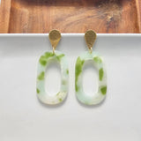 Maeve Earrings in Pear Opal