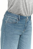 Sustainable Roll Cuff Wide Leg Jean