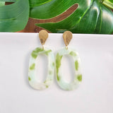 Maeve Earrings in Pear Opal
