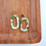 Maeve Earrings in Pear Opal