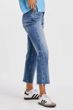 90s Super High Rise Ankle Straight Jean