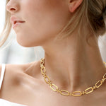 18K Gold Dipped Handmade Chain Necklace