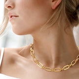 18K Gold Dipped Handmade Chain Necklace