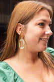 Maeve Earrings in Pear Opal