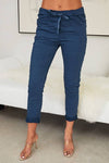 Stretch Wrinkle Pant in Mocha