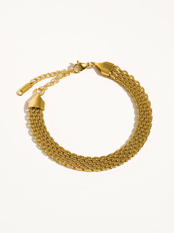 18K Gold Plated Non-Tarnish Bold Chain Bracelet