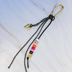 Heart and Beads Bag Charm