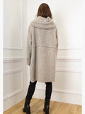 Wool Blend Coat in Black
