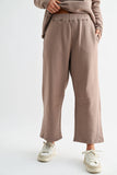 100% Cotton Barrel Lounge Pants in Blushed Brick