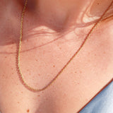 Stainless Steel Necklace with 18K Gold PVD Coated Textured Oval Locket