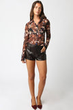 Mesh Blouse in Multicolor