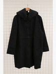 Wool Blend Coat in Black