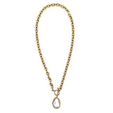 18K Gold Plated Baroque Pearl Necklace
