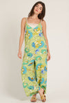 Spaghetti Strap Wide Leg Jumpsuit