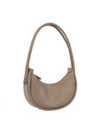 Classic Soft Leather Hobo Bag in Stone