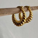 18K Gold Plated Small Hoop Earrings