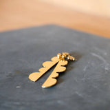 24K Gold Plated Hills Earrings
