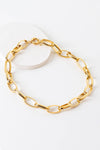 24K Gold Plated Chain Link Necklace