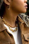 24K Gold Plated Chain Link Necklace