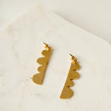 24K Gold Plated Hills Earrings
