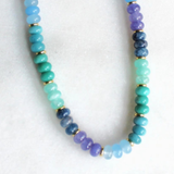 Stone Necklace in Ocean Multicolor