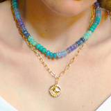 Stone Necklace in Ocean Multicolor