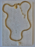 18K Gold Plated Single Pearl Necklace