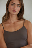 Basic Full Length Cami in Light Taupe