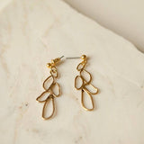 24K Gold Plated Moss Earrings