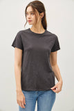Garment Dyed Slub Tee in Greige