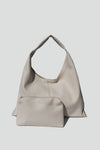 Shoulder Hobo Bag in Ivory