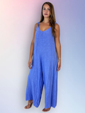 100% Linen Jumpsuit in Black