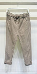 Stretch Wrinkle Pant in Mocha