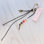 Heart and Beads Bag Charm