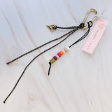 Heart and Beads Bag Charm