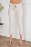 Stretch Wrinkle Pant in Mocha