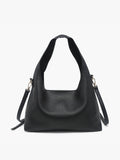 Soft Hobo Bag with Inner Bag in Black