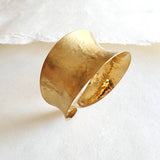 Brass Curve Cuff Bracelet