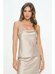 Silky Satin Tank Top