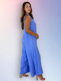 100% Linen Jumpsuit in Black