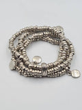 Silver Orbit Stretch Bracelet