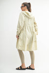 Waterproof Lightweight Rain Jacket in Oat Milk