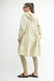 Waterproof Lightweight Rain Jacket in Oat Milk