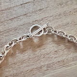 Chain and Pearl Necklace