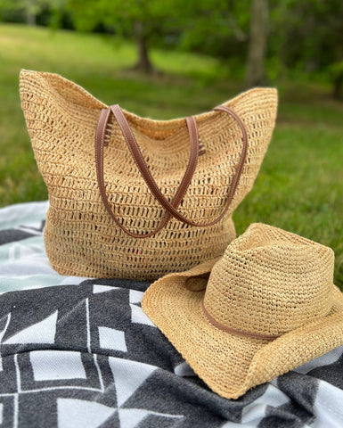 The Maui -Raffia Tote Bag