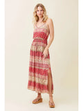 Bleach Wash Maxi Dress