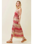 Bleach Wash Maxi Dress