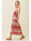 Bleach Wash Maxi Dress