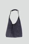 Faux Suede Tote in Skyline