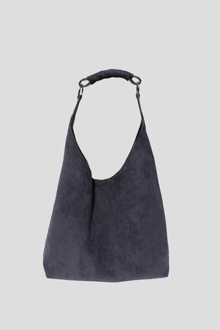 Faux Suede Tote in Skyline
